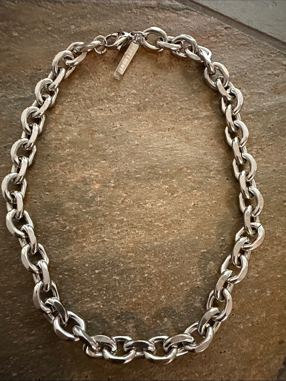 Stainless Steel Bold Link Necklace - NEW!